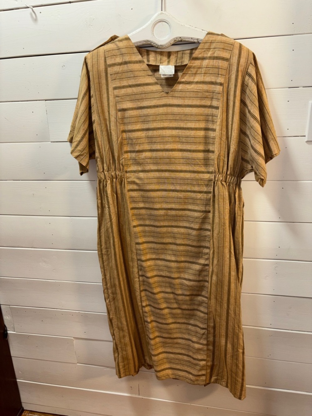 RELANCE Brown Striped Midi Dress XXL - Picture 6 of 15